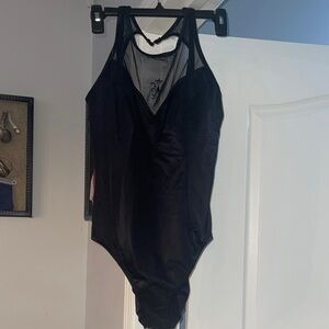 Black Mesh Swimsuit